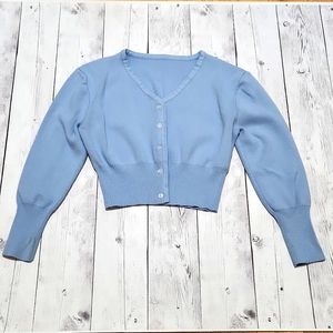 Button down Baby Blue Cardigan